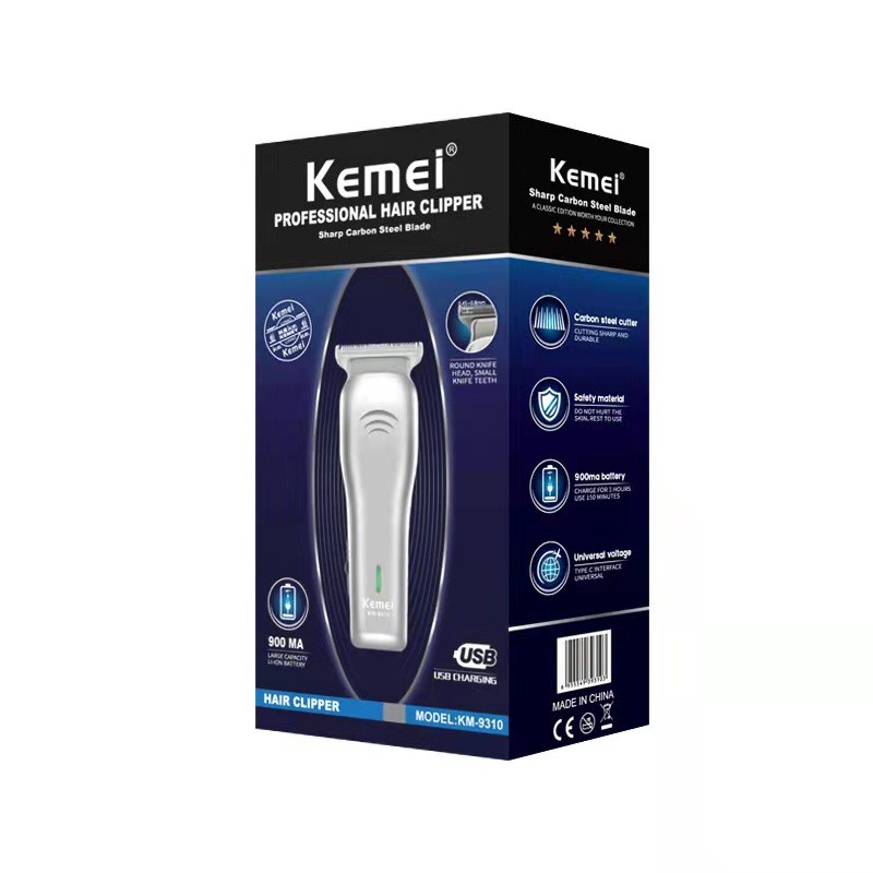 Alat Cukur Rambut Kemei KM-9310 Portable Hair Clipper Charger