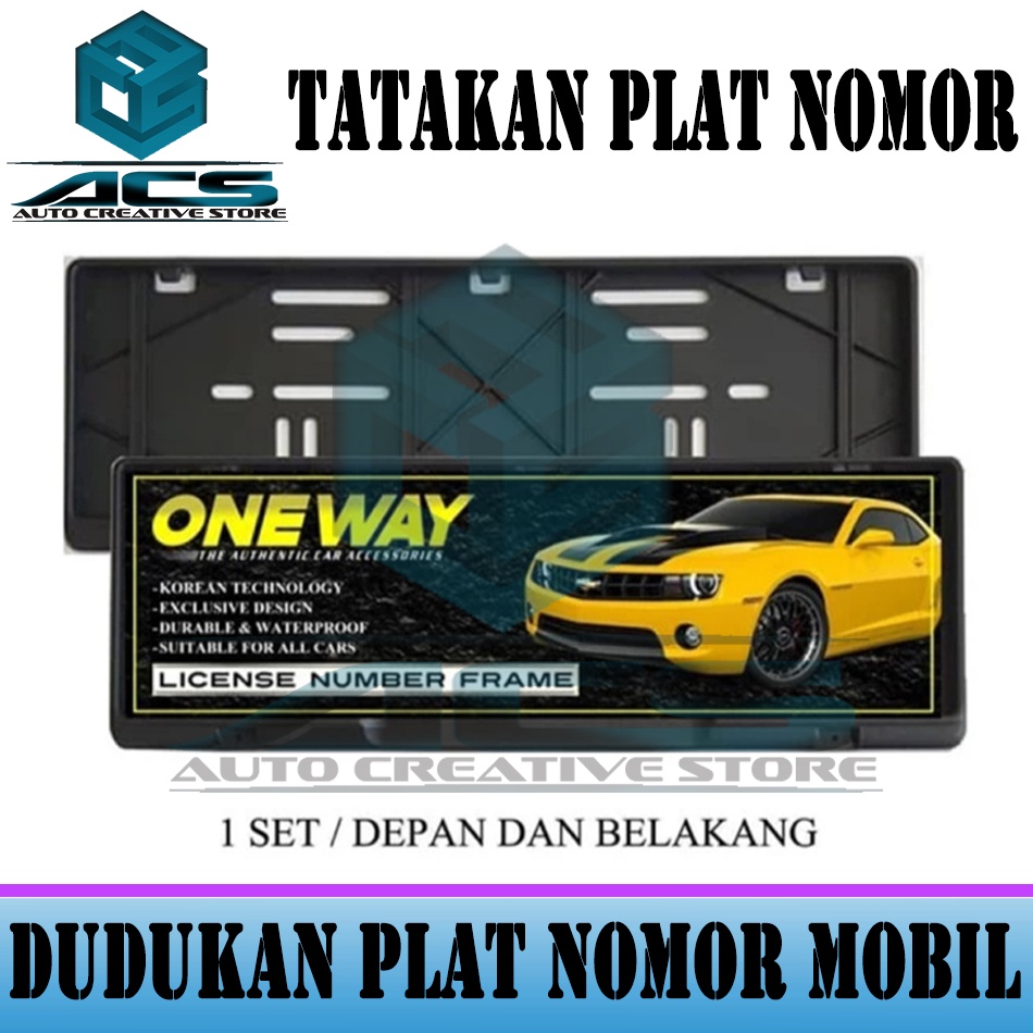 Dudukan Plat Nomor Mobil / Frame Dudukan Plat Nomor Mobil