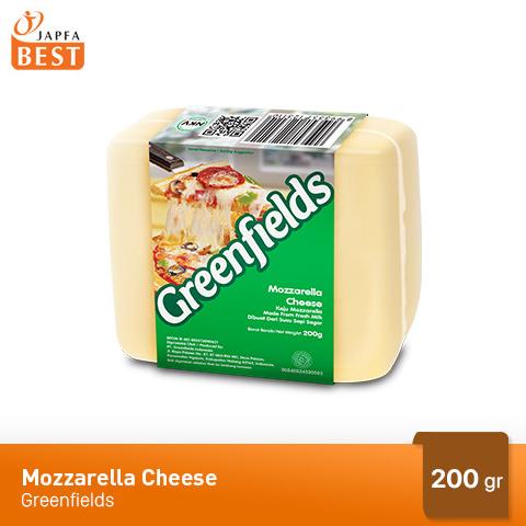 

Keju Mozarella Block Greenfields 200 gr TERLARIS TERPERCAYA ORIGINAL