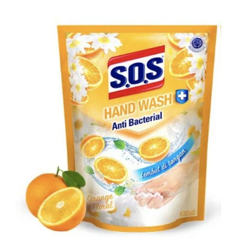 Sos Handsoap Handwash Antibacterial Refill Botol Pump Aroma Buah - Sos Sabun Cuci Tangan Membunuh Virus Kuman