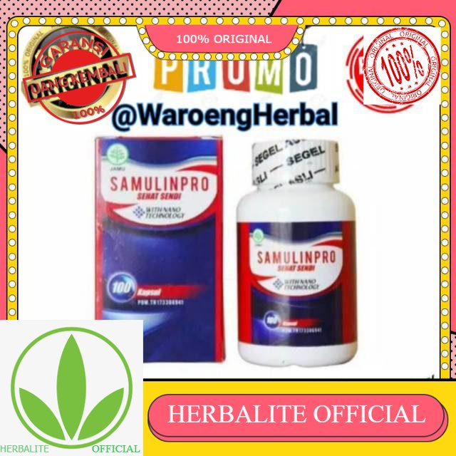 100% ORIGINAL SAMULINPRO- Samulin pro Walatra SEHAT SENDI Obat Tulang dan Sendi Obat Rematik Atasi P