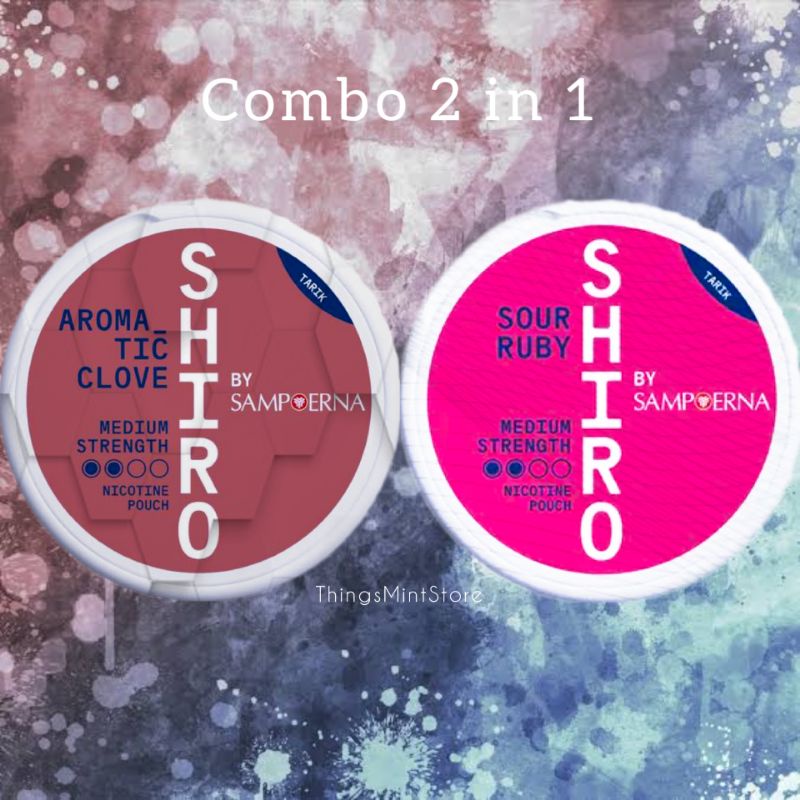 

SHIRO Combo 2 in 1 Aromatic Clove and Sour Ruby !!!