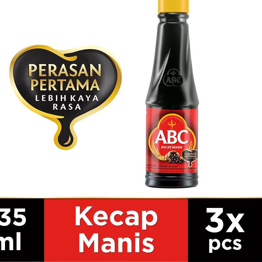 

ㆄ ABC Kecap Manis 3 x 135 mL ろ