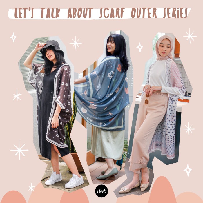 SCARF OUTER E.LOOK