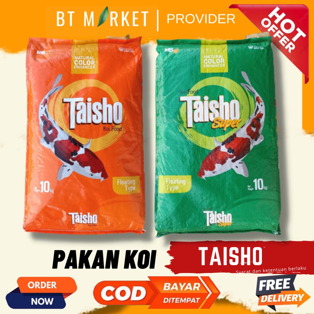 Pakan Ikan Koi TAISHO SUPER 10KG Pakan Koi Pertumbuhan