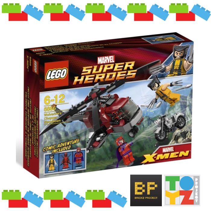 Lego 6866 Super Heroes - Wolverine's Chopper Showdown