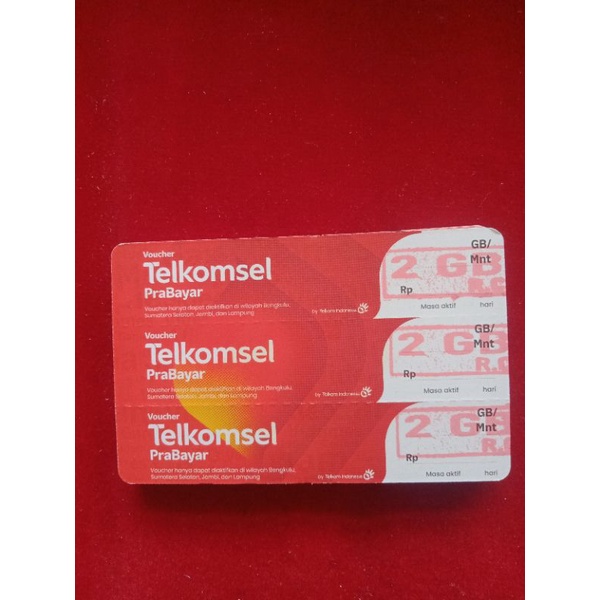 Voucher Telkomsel 2 GB sumbagsel