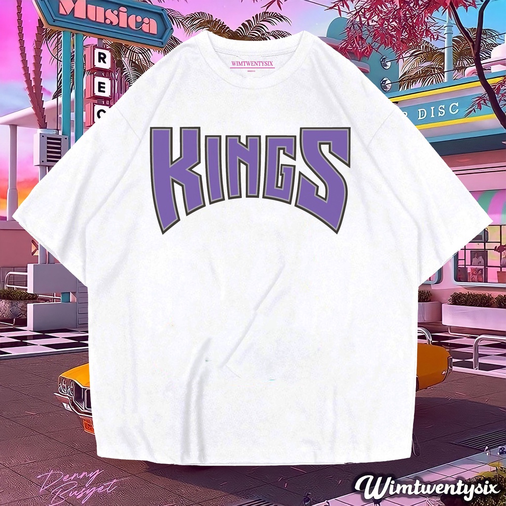 Wimtwentysix “Kings” Oversized T-Shirt | Kaos oversize | Vintage tee