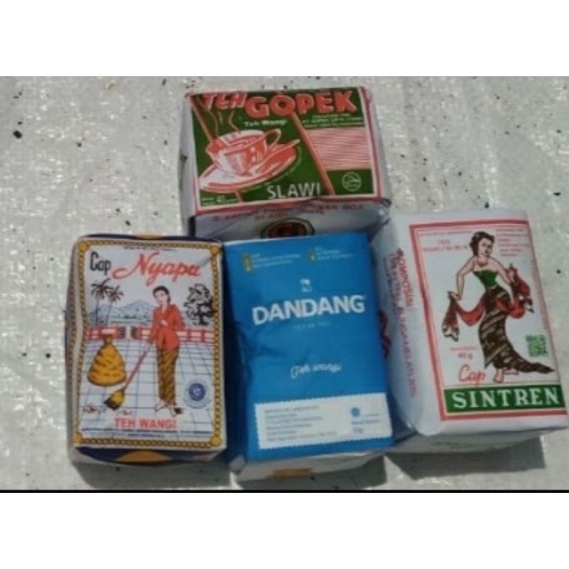 

PAKET 4 Teh kombinasi enak Gopek Nyapu Dandang biru Sintren