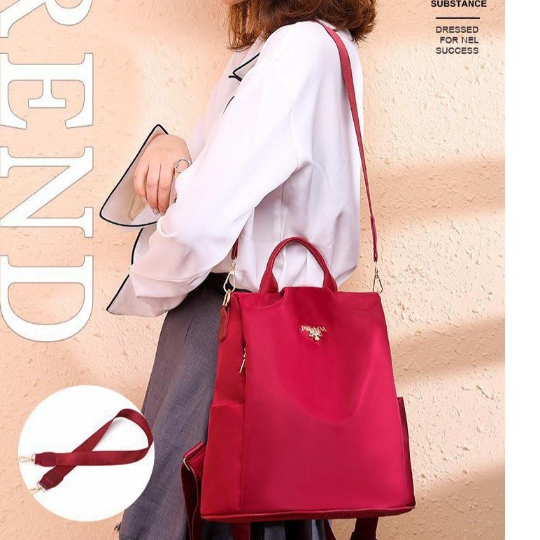 Kualitas Dijamin TAS RANSEL BACKPACK NEVADA ANTI AIR KULIAH WANITA KOREA PUNGGUNG FASHION IMPORT MUR