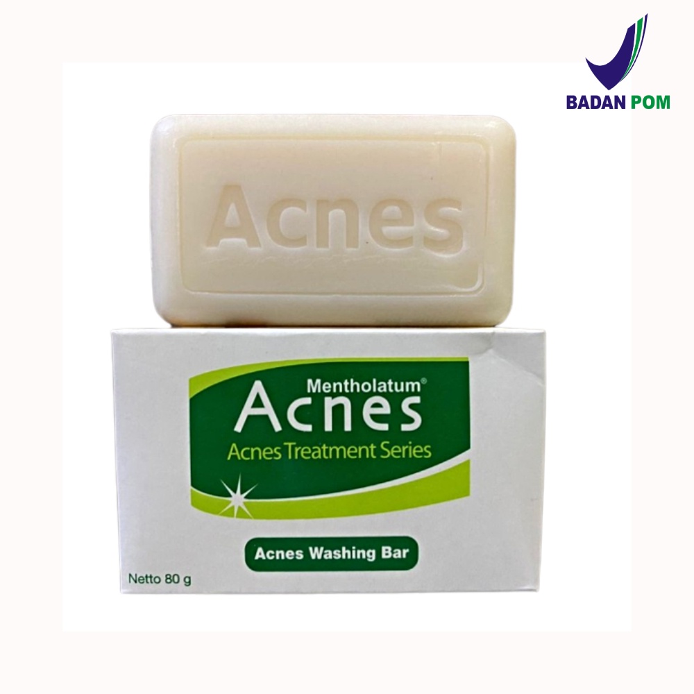 Acnes Washing Bar / Sabun Mandi Batang Penghilang Jerawat 80gr
