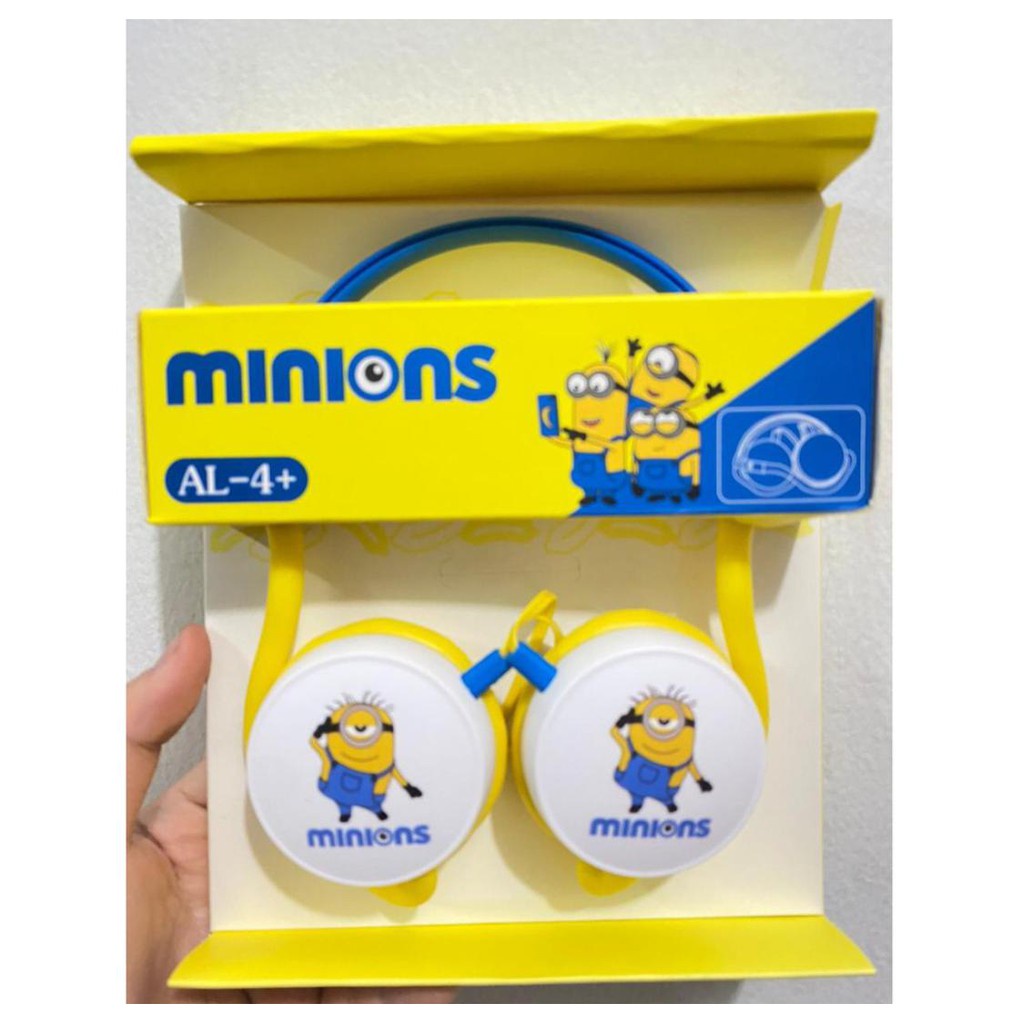 HANDSET BANDO LEHER KARAKTER AL-4+ |Earphone Bando MOTIF MINION/HELLO KITTY/DORAEMON PROMO SALE