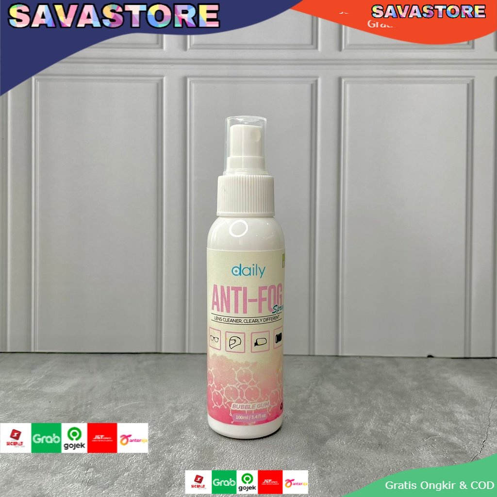 ANTI FOG PEMBERSIH KACAMATA SPRAY DAILY ANTI FOG PEMBERSIH LENSA ANTIFOG EMBUN UAP LENS CLEANER