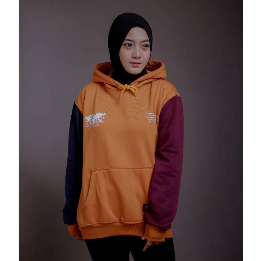 Sweater Hodie Pria Distro Flece Tebal Sweatshirt Hoodie Original Combi Pria-Wanita (Unisex) Limited edition Jaket hoodie pria distro keren tebal Hoodie distro cowo