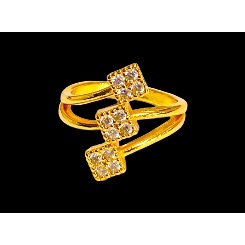 cincin wanita /cincin permata / cincin replika diamond / ciincin lapis emas /cincin penggati emas