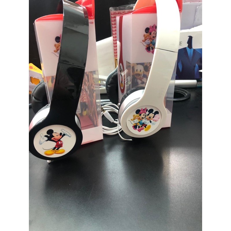 HEADPHONE  BANDO KARAKTER MICKEY &amp; MINNIE TYPE AH-077