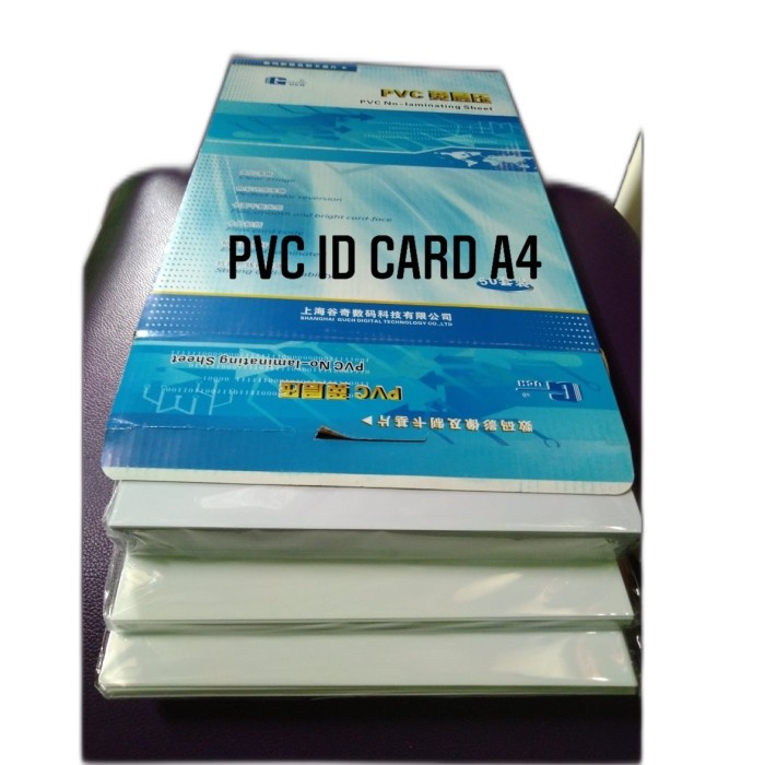 

] KERTAS PVC ID CARD A4 INSTAN 10 SET