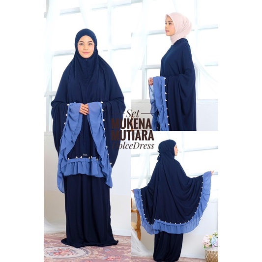 Mukena Mutiara Mukena Rayon Mukena Mewah Dewasa By Dolce Original