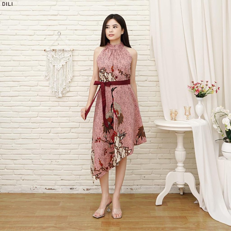 Evercloth Dili Dress Batik Wanita Terusan Wanita Batik Modern Batik Couple