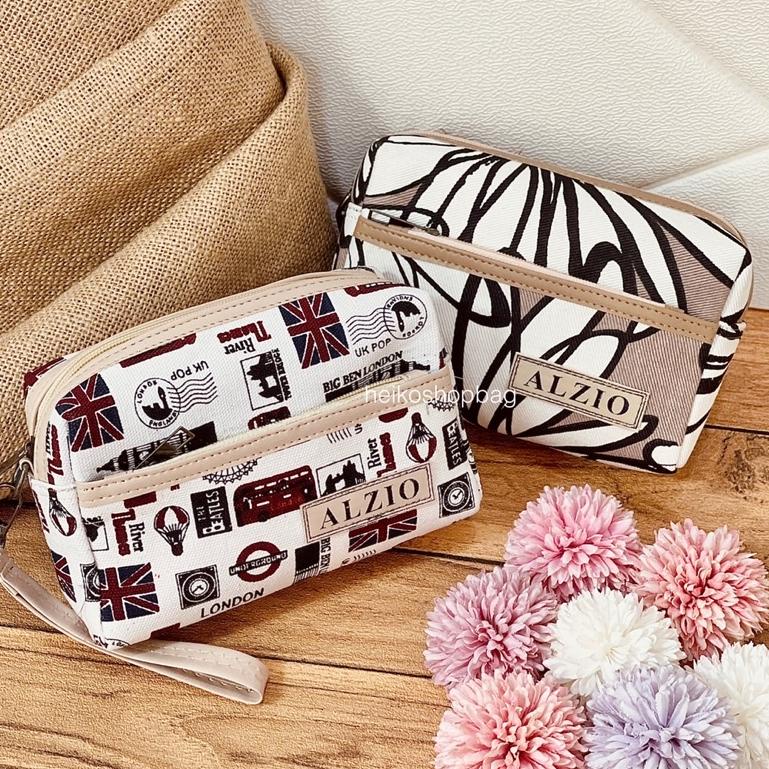 MSB.11De22d ◦ dompet wanita kosmetik organizer multifungsi import - ALZIO POUCH MAKE UP AZ001