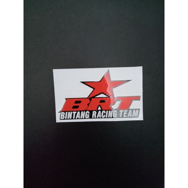 sticker bintang racing team cutting