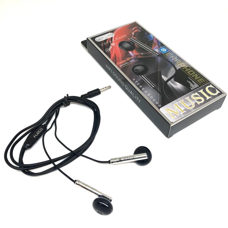 HANDSFREE FLECO HALO 2Pro ORIGINAL MUSIC EARPHONE EXTRA BASS BY SMOLL