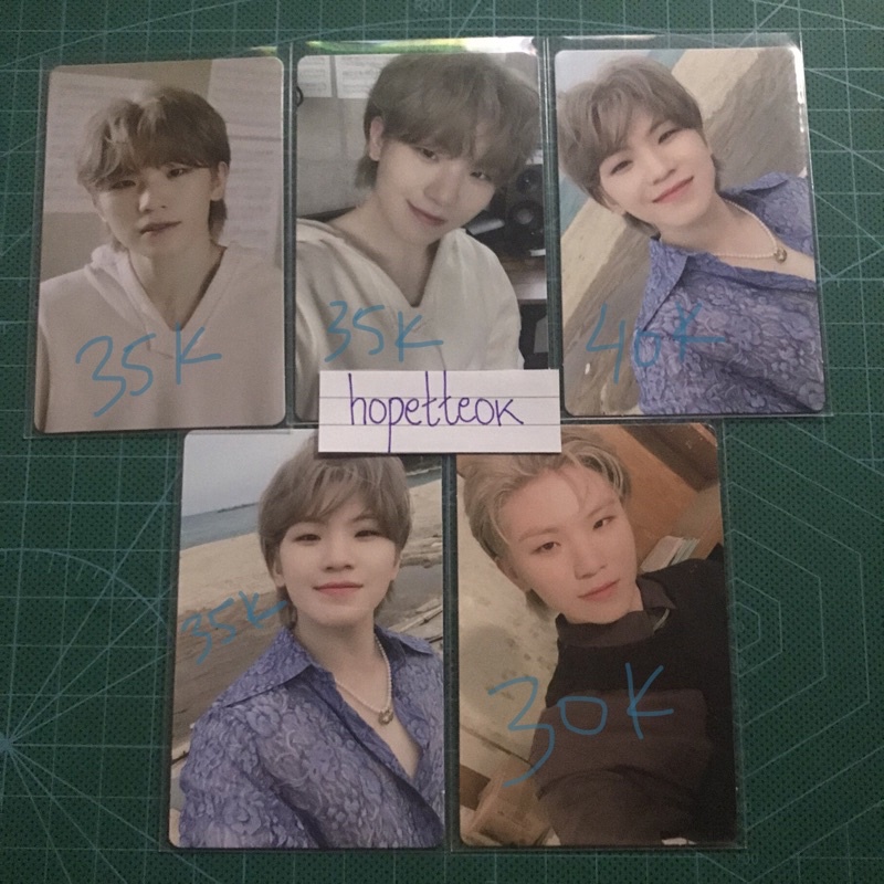 WOOZI OFFICIAL ALBUM PHOTOCARD ATTACCA OP3 UJI PC