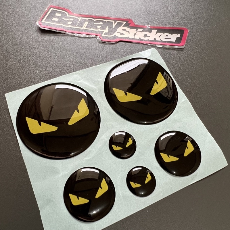 STICKER Emblem Logo FENDI Stiker AEROX NMAX Set Timbul