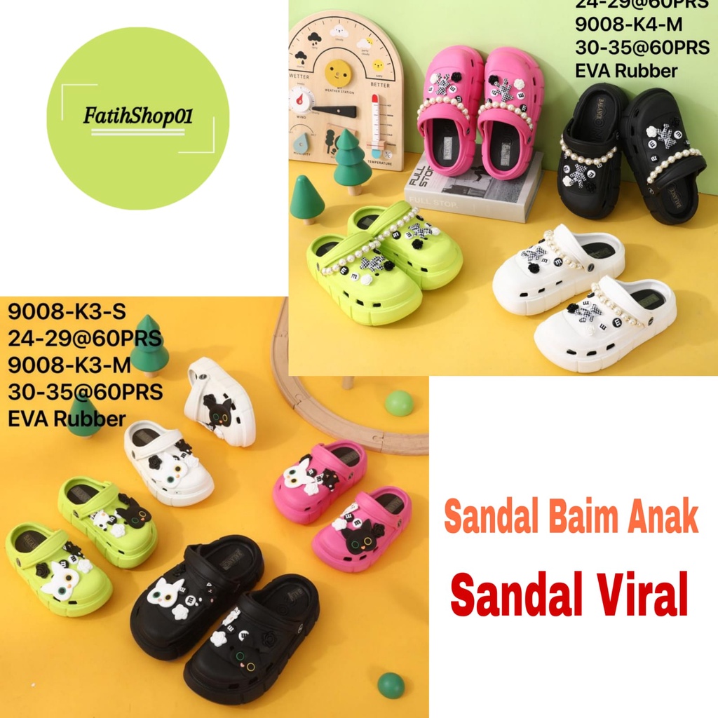 Sandal baim fuji anak fuji import  balance 9008-K3 (24-35) Sandal baim anak perempuan terlaris