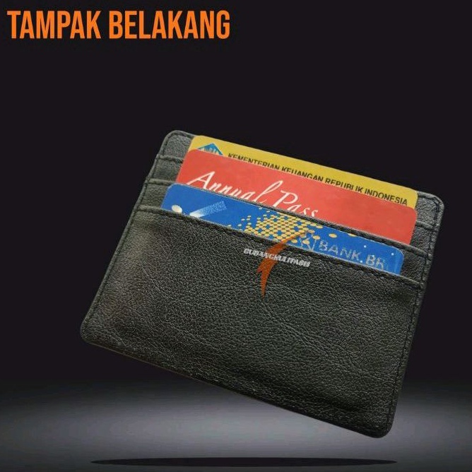 Dompet Kartu Tipis Card Holder Kulit Sintetis Murah