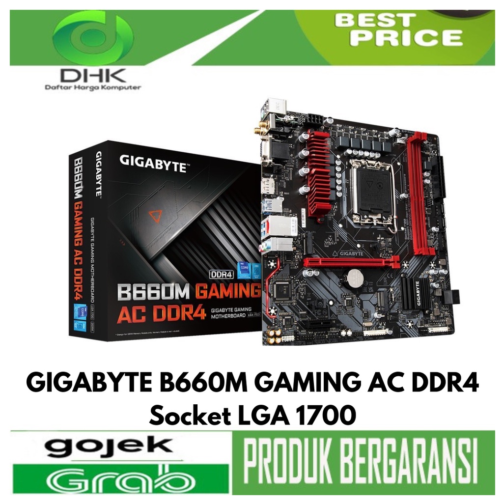 Mainboard GIGABYTE B660M GAMING AC DDR4 Socket LGA 1700