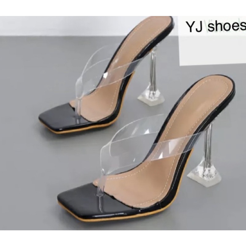 Promo Ramadan.4.4. Heels Kaca Terbaru fasion Korea Infort