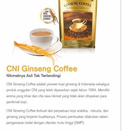 

✔️ GINSENG COFFEE CNI ISI 20SACHET KOPI CNI