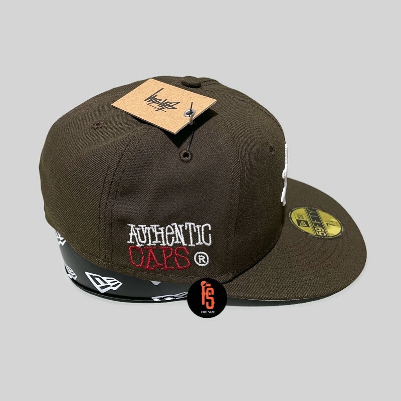 TOPI NEW ERA ORIGINAL 5950 AC STUSSY WALNUT