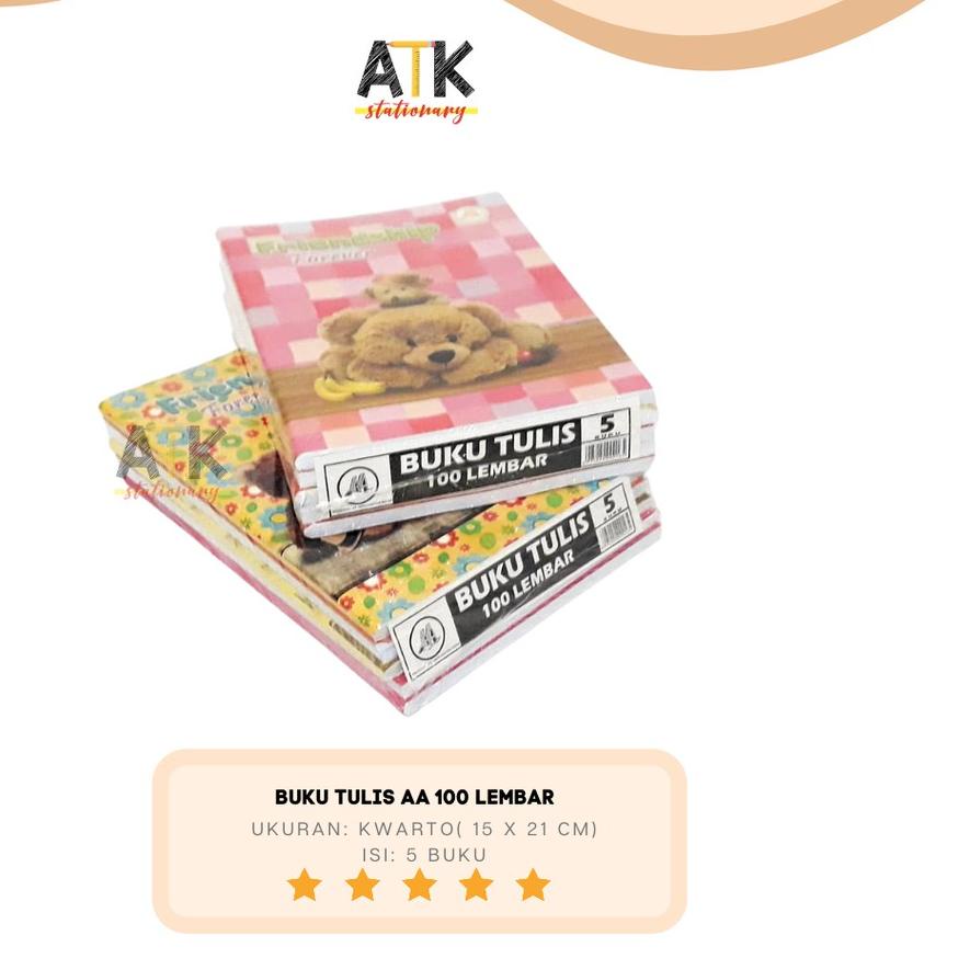 

Miliki Buku Tulis AA 100 Lembar atk ~