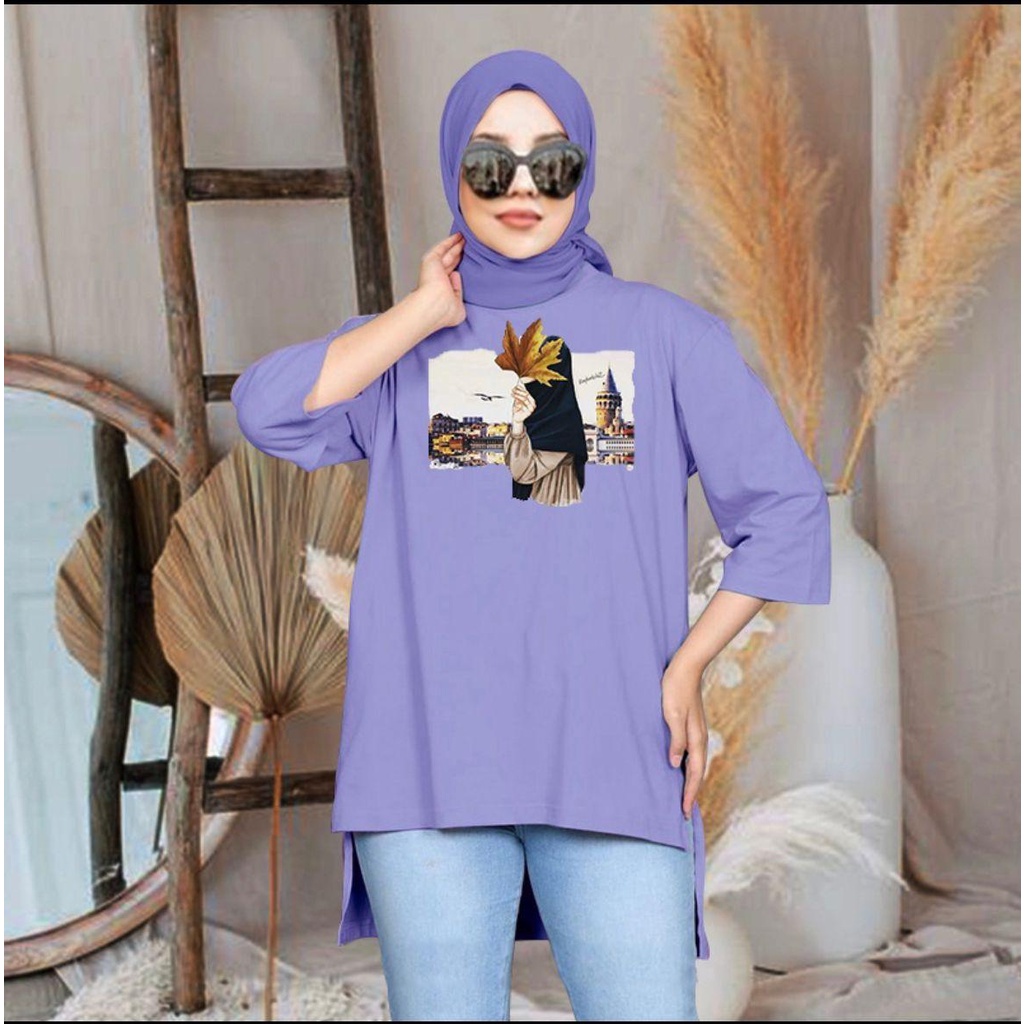 Tunik BASIC Wanita Hijab's MUSLIM kaloborasi terbaru