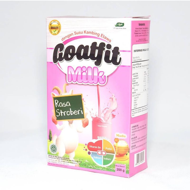 

SUSU KAMBING GOATFIT STRAWBERRY 200 GR