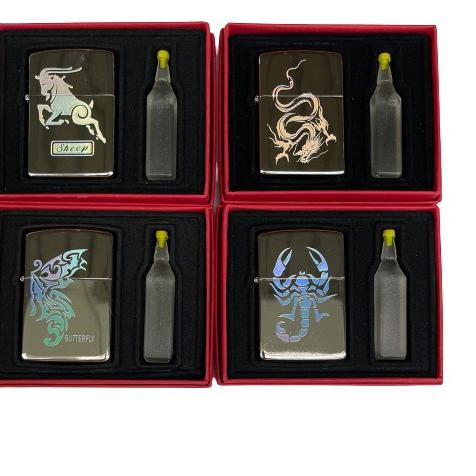 Kualitas Dijamin Korek Api Zippo Set Plus Minyak Zippo Siap Pakai Motif 2022