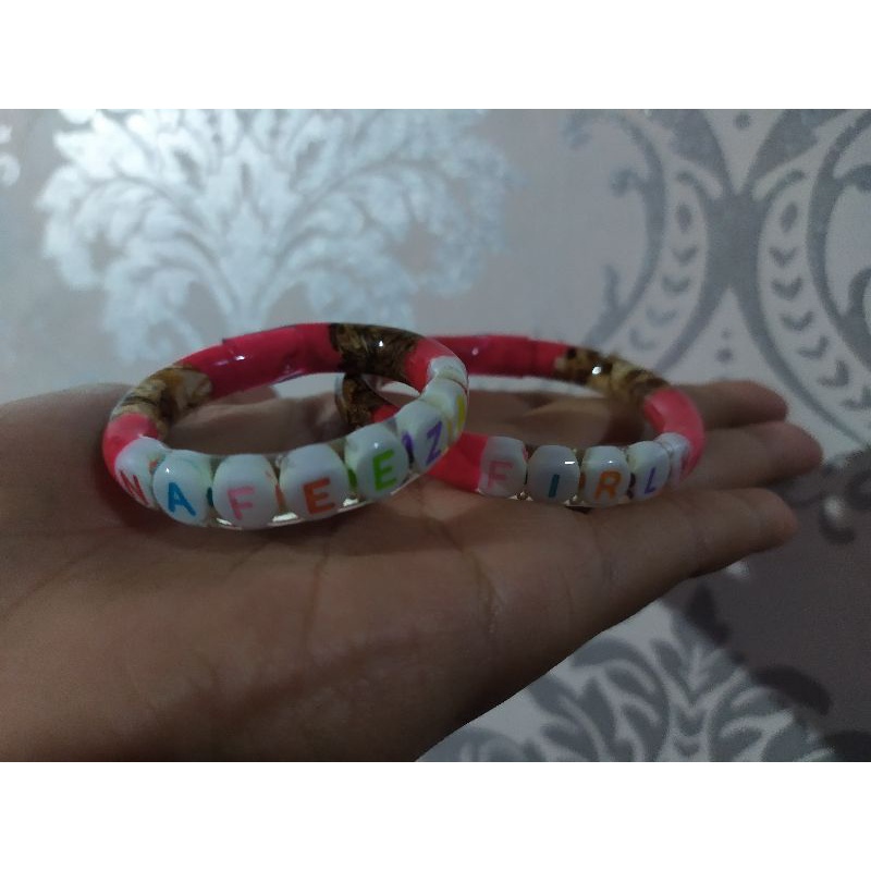 Gelang Couple Handmade, Gelang Sawan, Gelang Dlingo bawang, gelang custom nama, gelang moms and Kids,