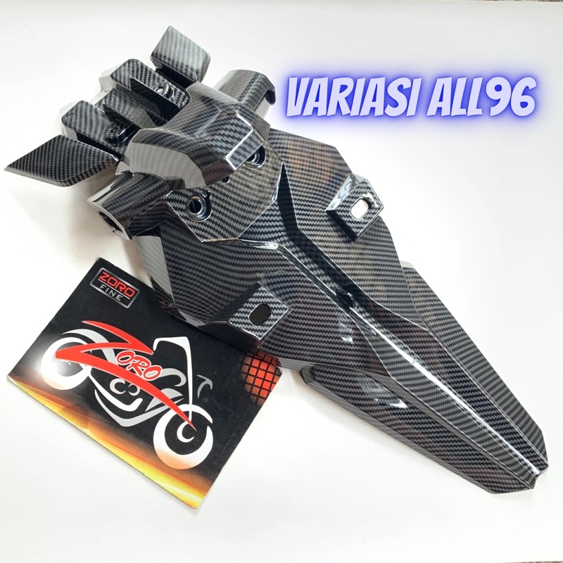 Cover Tutup Slebor Atau spakbor Belakang 1set Carbon Vario 150 Vario 125 New 2018-2022 VARIO 160 New