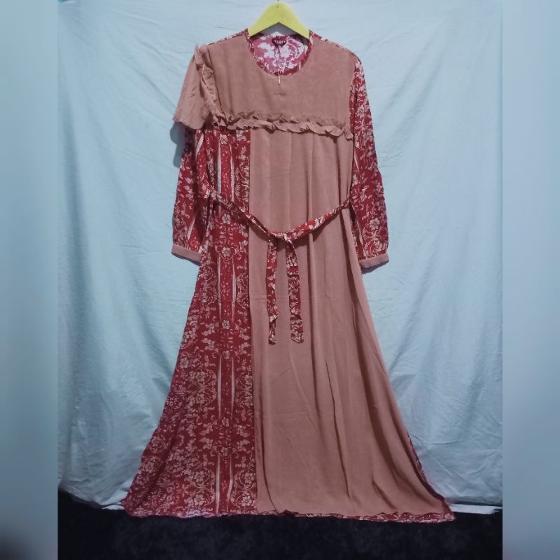 gamis taris busana rayon viscose mix ceruty