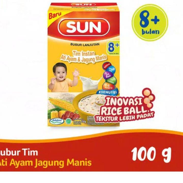 

Star 7.7 Sun Bubur Sereal 8+ Ati Ayam & Jagung Manis 100gr