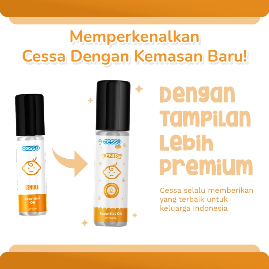 Cessa Baby Lenire 8ml - Essential Oil Menenangkan Anak Rewel 0-3 Thn