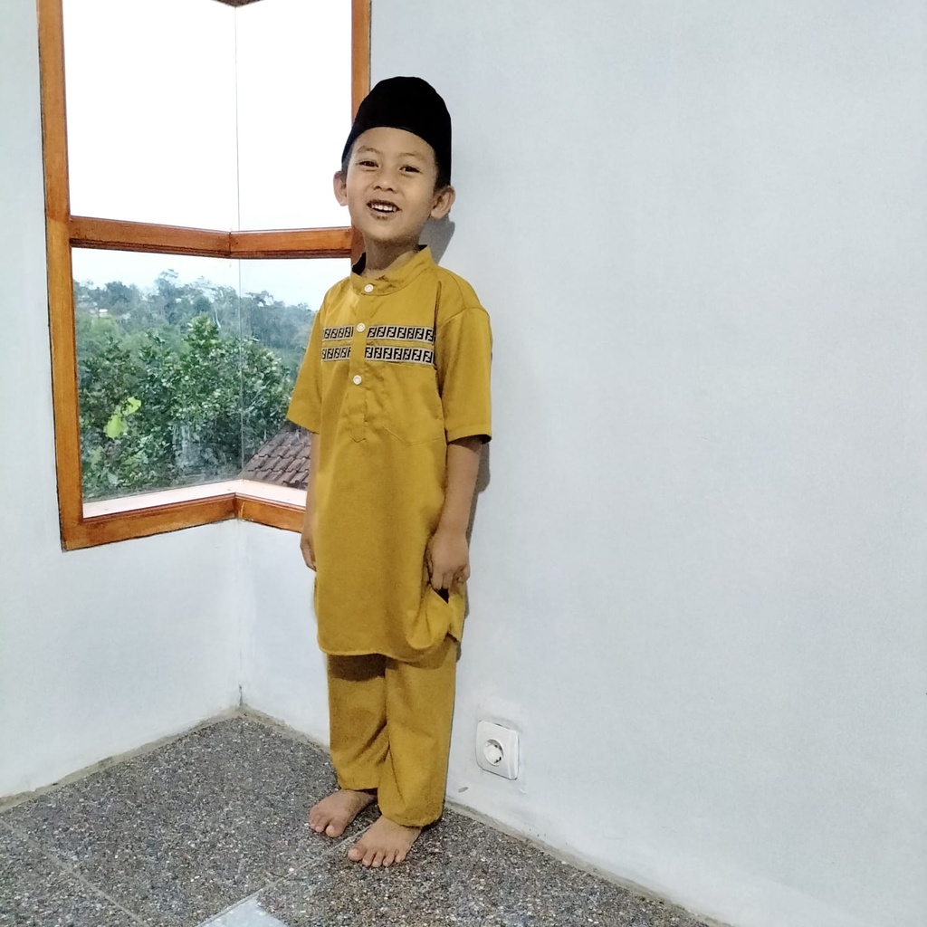 SETELAN KOKO ANAK //SETELAN KURTA ANAK 1-12 TAHUN bahan toyobo