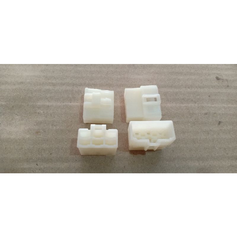 SOCKET 6 PIN BESAR KONECTOR 6PIN BEAAR FEMALE MALE SOKET 6PIN BESAR MSLE FEMALE