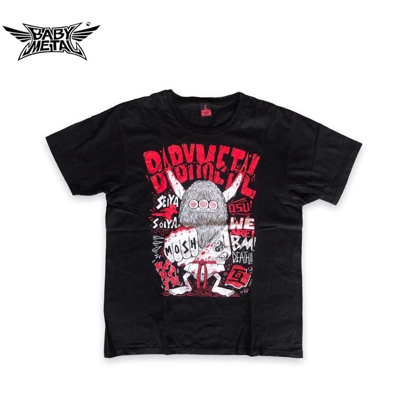 KAOS BAND BABY METAL SECOND BRANDED ORIGINAL