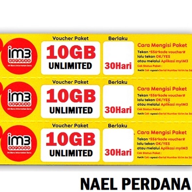 VCR  Indosat 10GB Unlimited