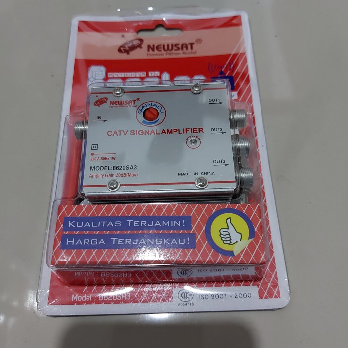 SPLITER BOOSTER 3WAY BOSTER TV 3WAY PENGGUAT SINYAL