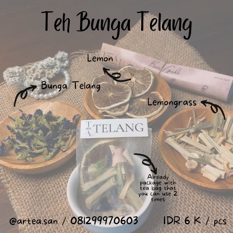 

INFUSION TEA BUNGA TELANG - Body Immunity & Detoxify/7 PCS