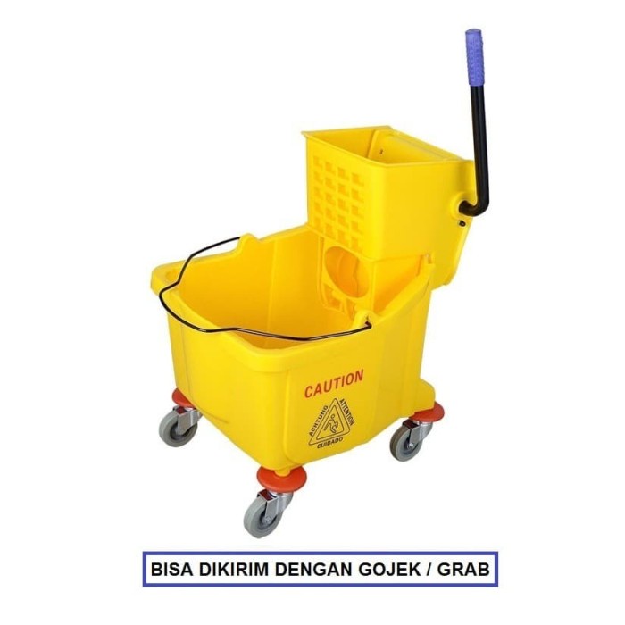 Alat Pel Single Bucket 25Liter + Mop Press | Single Bucket 36Liter + Mop Press | Double Bucket Frame